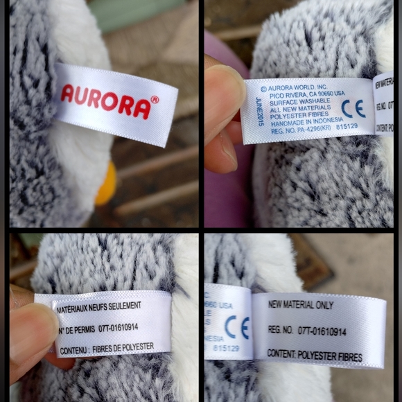 Aurora Pompom 8" Penguin Plush from World (Blue Hat) - Picture 15 of 15